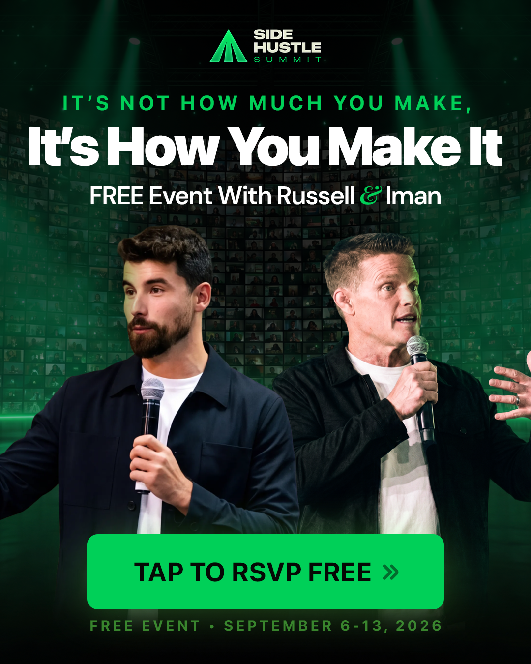 Iman Gadzhi and Russell Brunson
